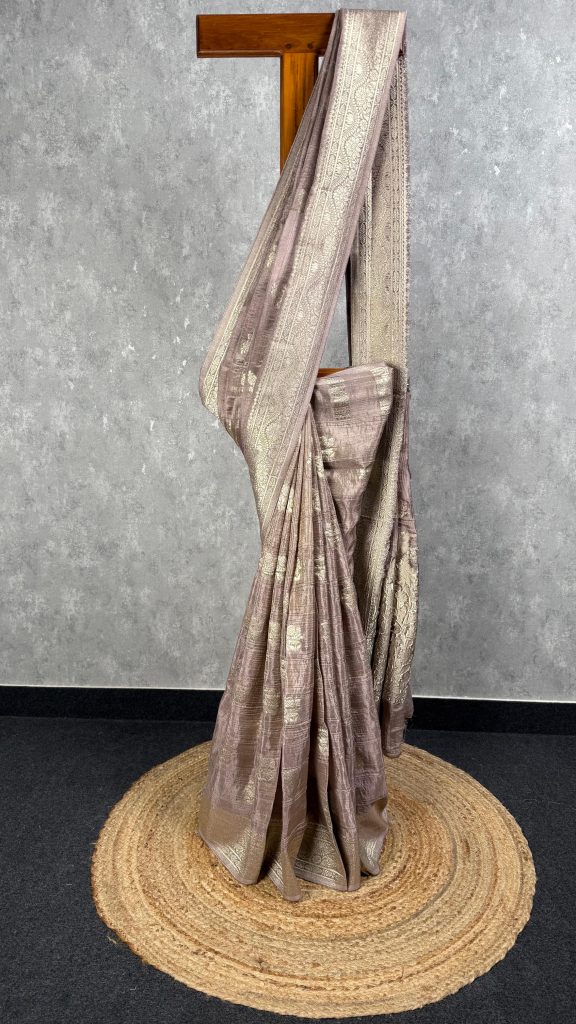 TISSUE GEORGETTE BANARASI SAREE