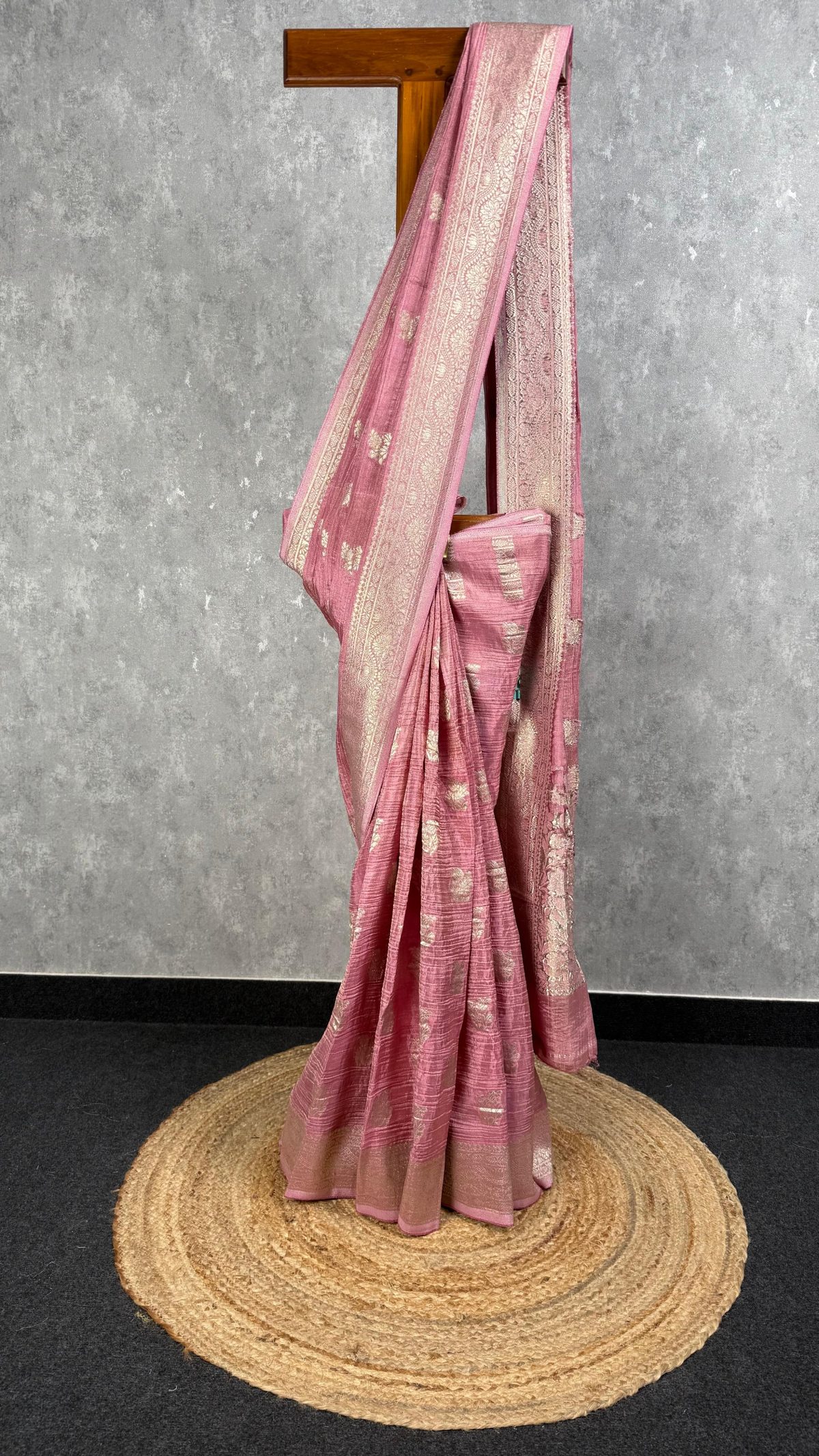 TISSUE GEORGETTE  BANARASI SAREE