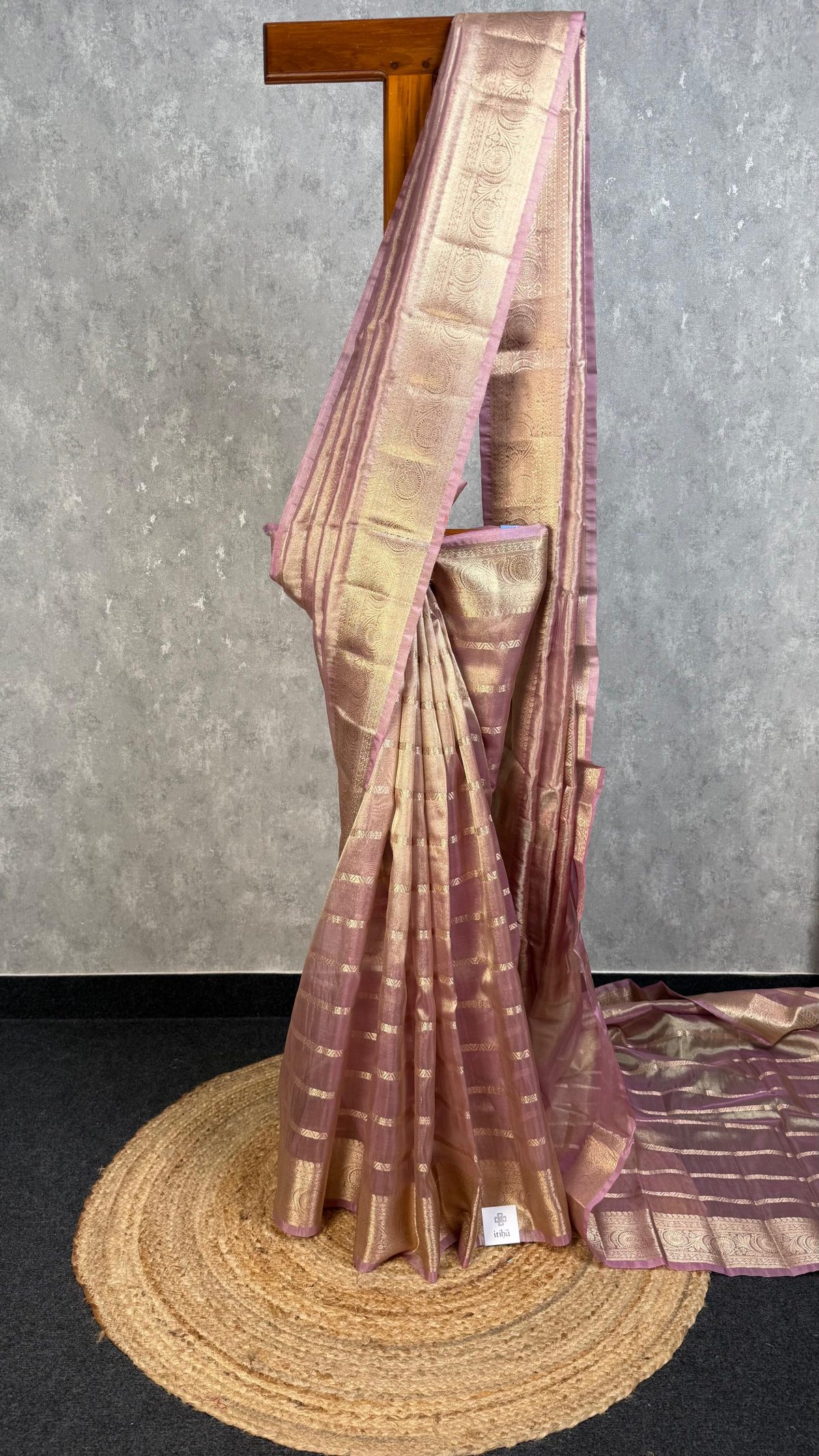 SEMI TISSUE ORGANZA BANARASI SAREE