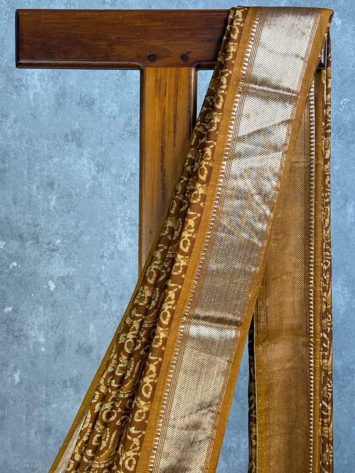 ASSAM SILK PRINTED BANARASI SAREE - Image 2