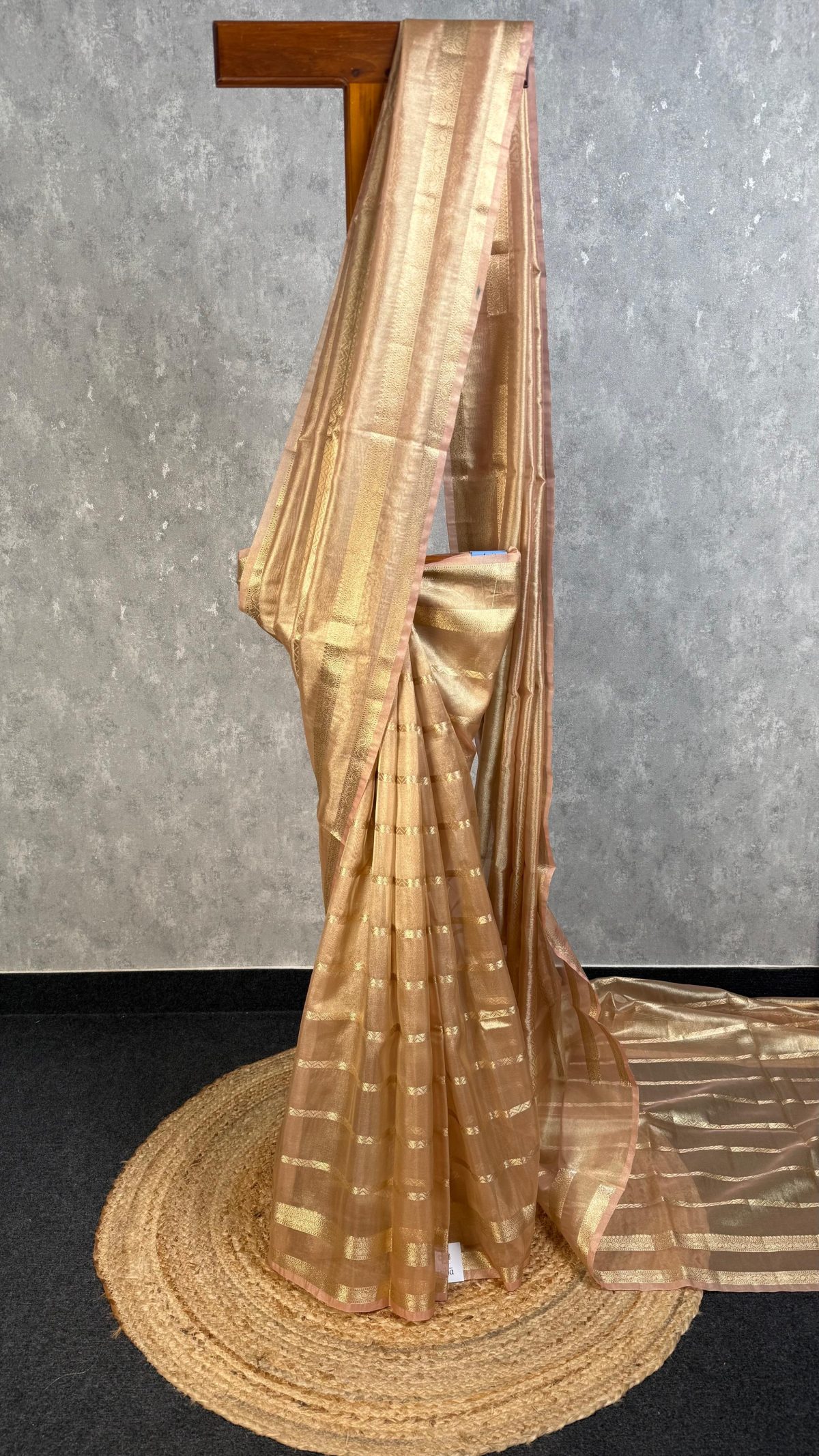 SEMI TISSUE ORGANZA BANARASI SAREE