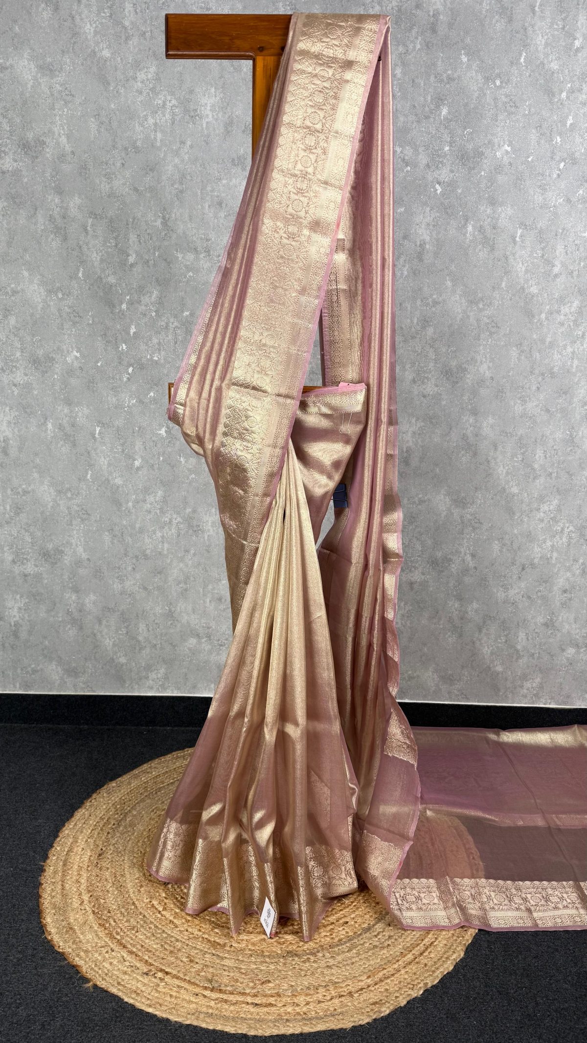 SEMI TISSUE ORGANZA BANARASI SAREE