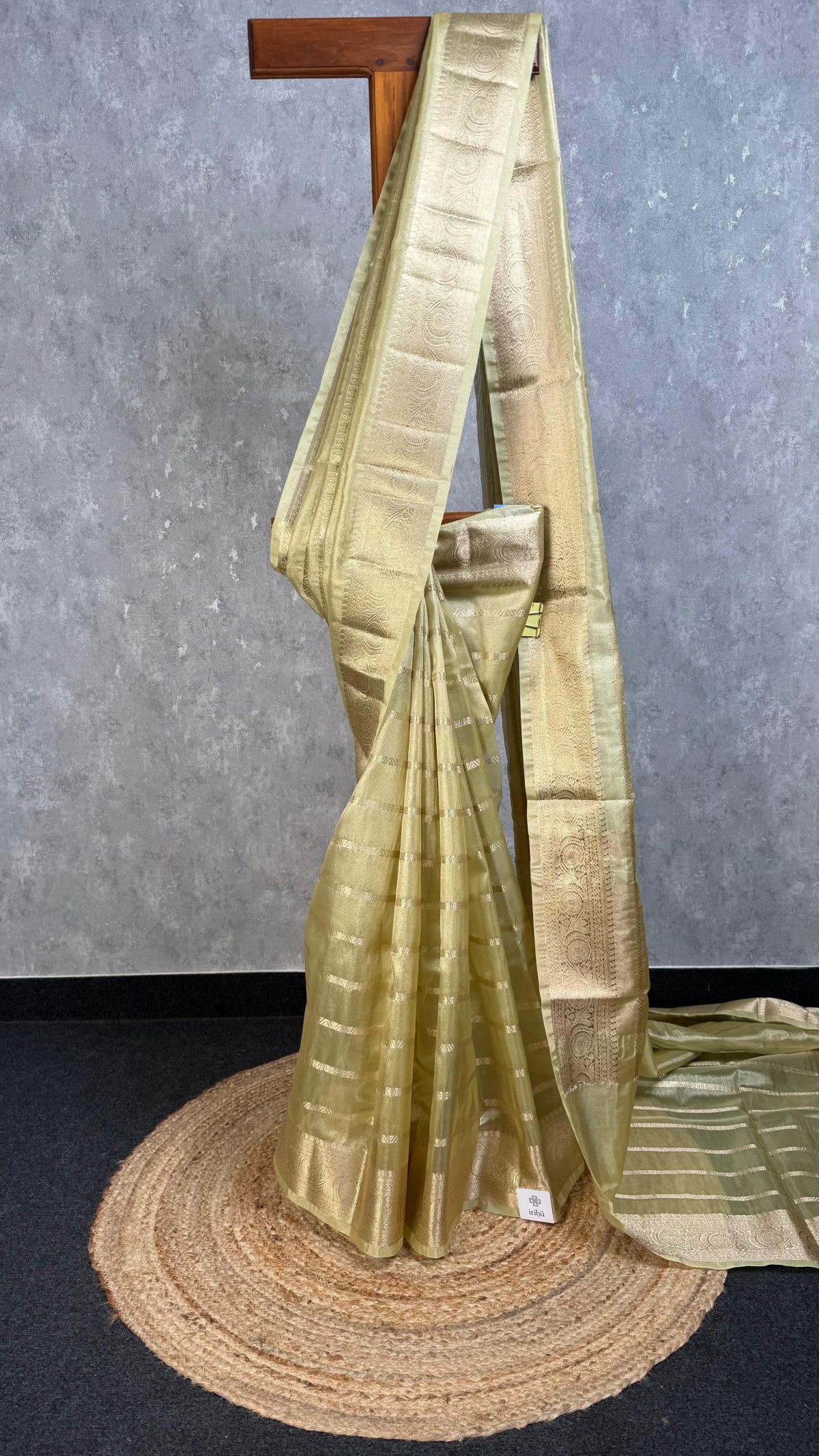 SEMI TISSUE ORGANZA BANARASI SAREE