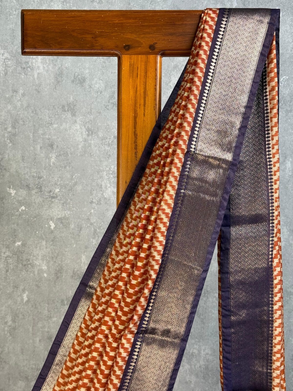 ASSAM SILK PRINTED BANARASI SAREE - Image 2