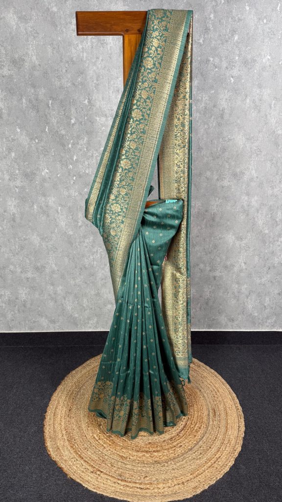 SEMI RAW SILK WEAVING BANARASI SAREE