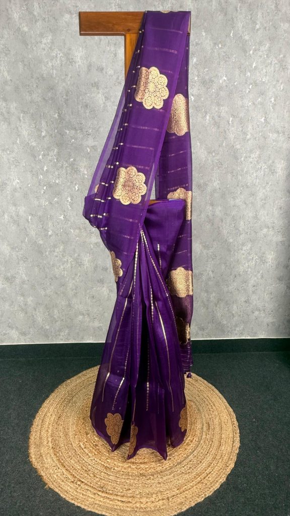 SILK ORGANZA HANDLOOM SAREE