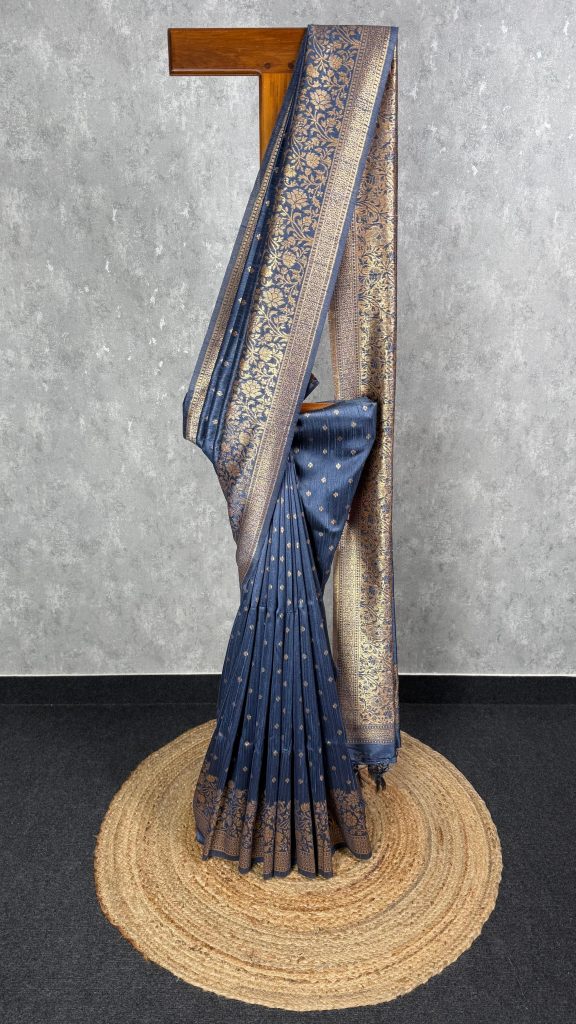 SEMI RAW SILK WEAVING BANARASI SAREE