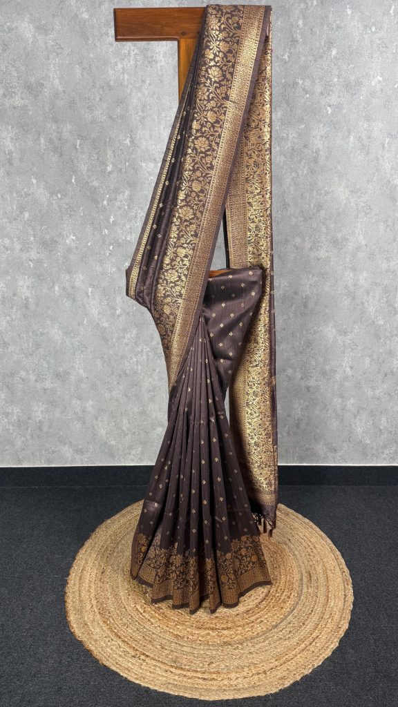 SEMI RAW SILK WEAVING BANARASI SAREE
