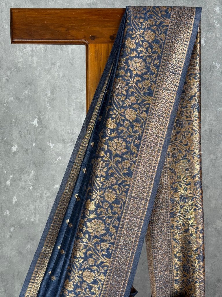 SEMI RAW SILK WEAVING BANARASI SAREE - Image 2