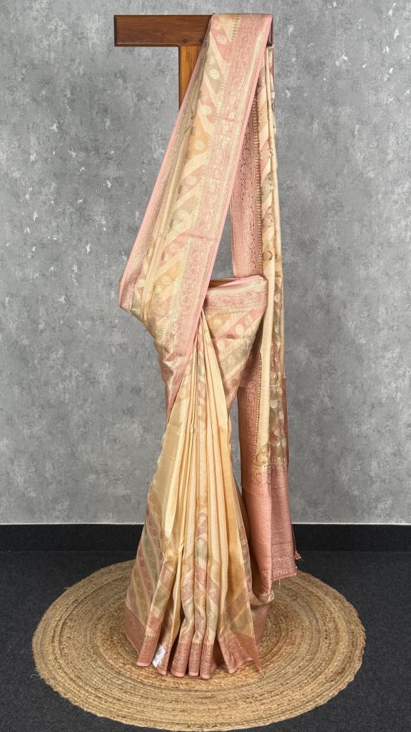 SATIN TISSUE BANARSAI SAREE