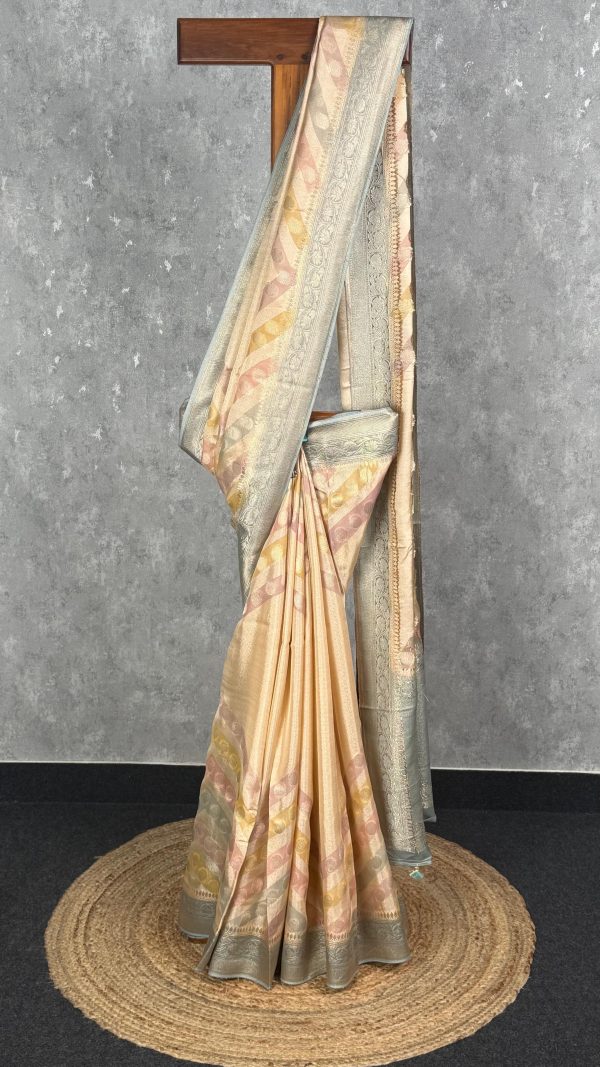 SATIN TISSUE BANARASI SAREE