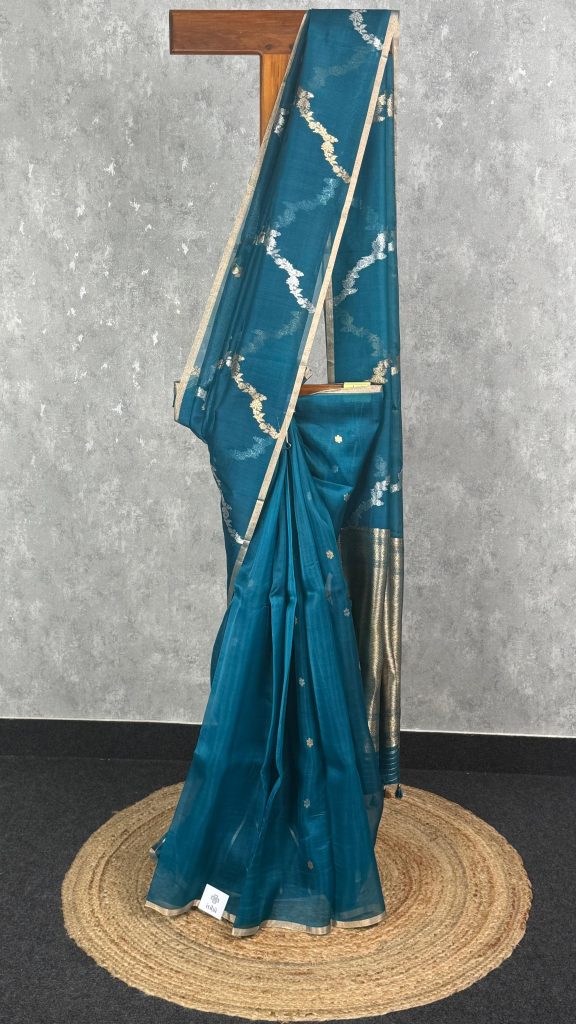 SILK ORGANZA BANARASI SAREE