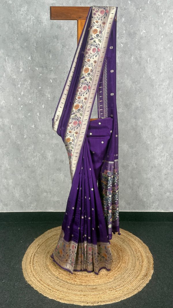 SEMI TUSSAR GEORGETTE BANARASI SAREE