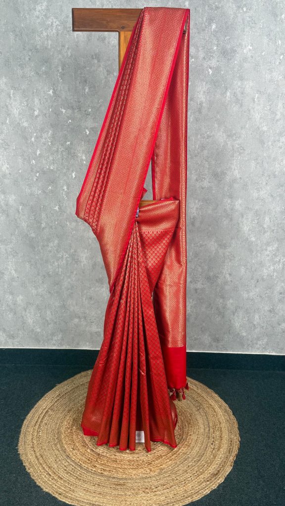 SEMI KATAN ANTIQUE BANARASI SAREE