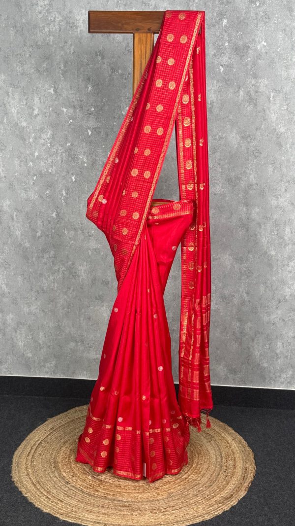 SEMI SILK BANARASI SAREE