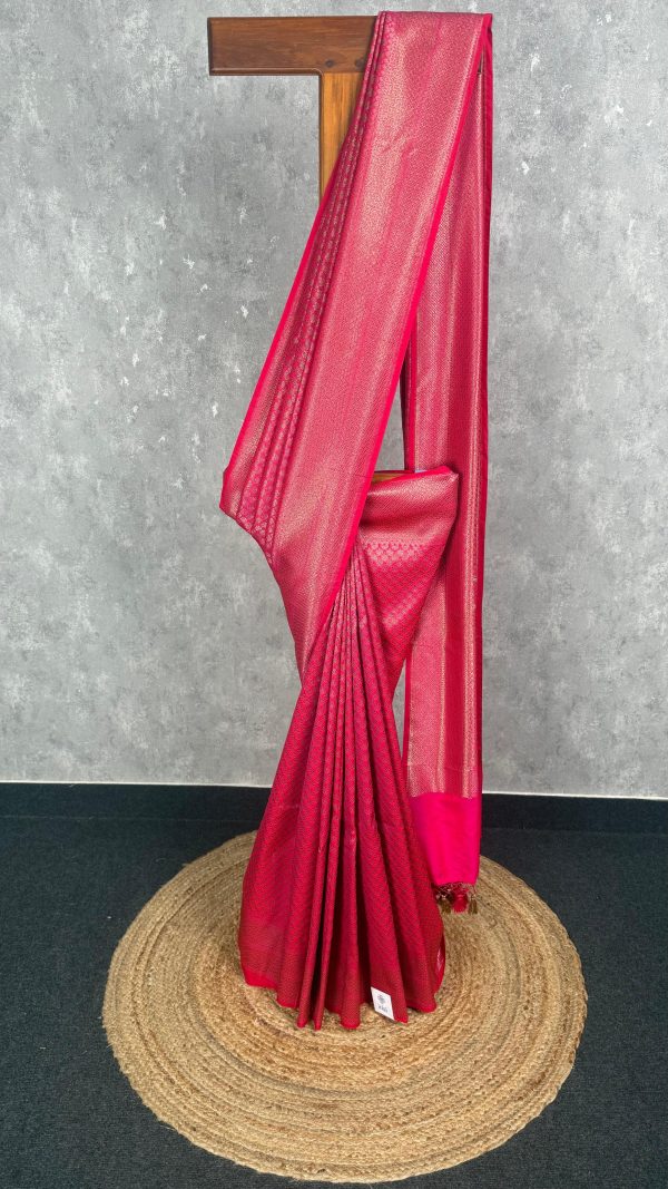 SEMI KATAN ANTIQUE BANARASI SAREE